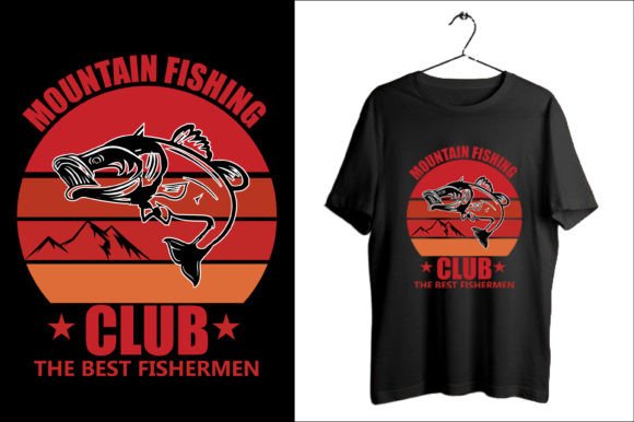 Fishing T-shirt Design 01: Graphics for T-Shirt Designs