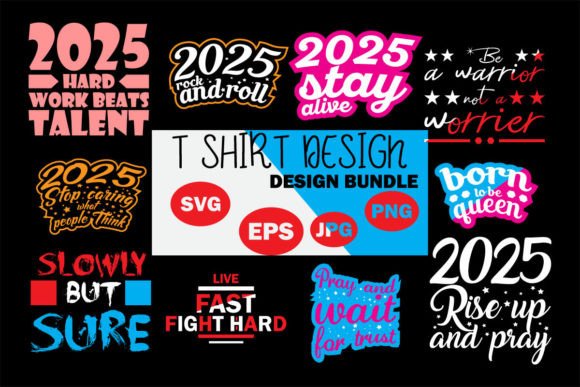 Graphics for T-Shirt Designs: Typographic Bundle