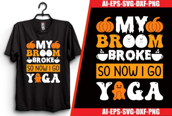 Graphics & T-Shirt Designs: My Broom Broke