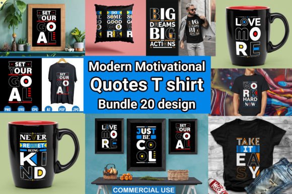 Motivational Quote Bundle: Graphics for Crafts