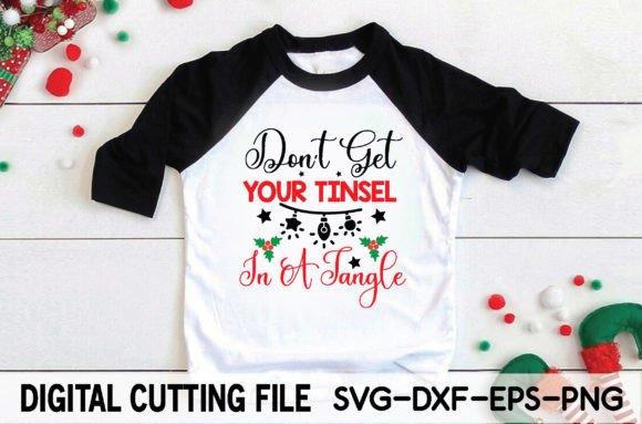 Tinsel Graphics for T-Shirt Designs